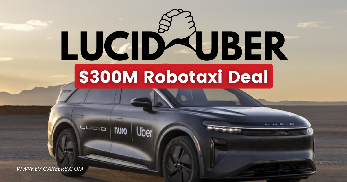 $300M Deal: Lucid x Uber Robotaxis 🚖 VW Urban EV Family 🌍 Chevy Blazer Police EV 🚔