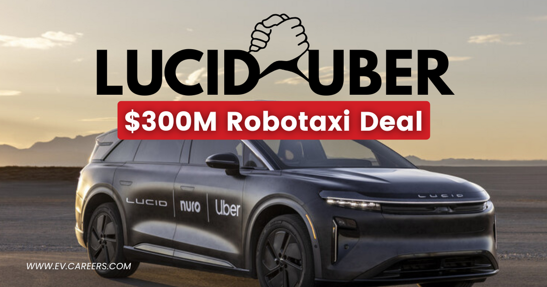 $300M Deal: Lucid x Uber Robotaxis 🚖 VW Urban EV Family 🌍 Chevy Blazer Police EV 🚔