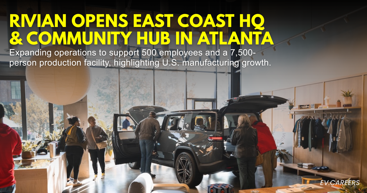 🌎 EV Spotlight: Rivian Hub, $3.2B Battery Deal & Record Sales